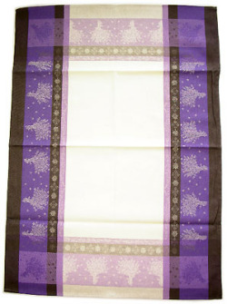 Set of 3 Jacquard dish cloths (lavender 2009. lavender x blue)